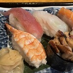 居酒屋もっこす - 寿司•天ぷら定食の寿司