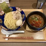 中華そば 桜花 - 味玉濃厚魚介つけ麺（1,100円）
