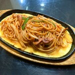 喫茶 亀 - 鉄板スパゲティ イタリアン（上から）本当に美味しい❤️