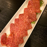 開か亭炭火焼肉 - 上カルビ