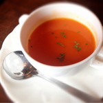 Bistro Roven - ランチセットのスープ（ミネストローネ）