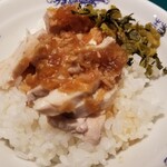 Hongouen - まぜそば＋鶏肉飯＋皿ワンタン＋スープセット