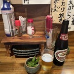 Sendai Homura - 瓶ビールの2種類
