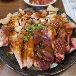 かしわ網焼食堂 しんさん - しんさん１０種盛