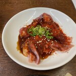 かしわ網焼食堂 しんさん - ヒネピリ辛おろしにんにく