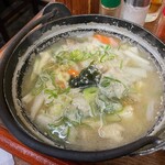 かしわ網焼食堂 しんさん - 野菜かしわ汁(２～３人前)