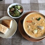 ポトフ - 海の幸のサフランクリームシチュー