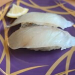 Totoyamichi - 明石産　締め天然真鯛の握り