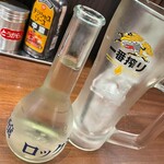 焼鳥日高 - 日本酒 吟醸ロック酒¥440