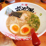 Ramen Zundouya - 味玉らーめん(背油あっさりのちぢれ麺)