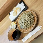 江戸そば マルノ - ホタテ天もり