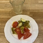 DEL PAPA - 野菜のマリネ･アップルジュース