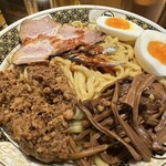 すごい煮干ラーメン凪 西新宿七丁目店 - 特製油そば（大）ネギ抜き