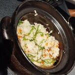 名古屋焼肉きらく - 和牛釜飯