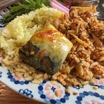 Higashishinjuku Sanrasa - 鯖トマトカレーに入っている「鯖」