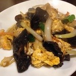 台流屋台 御気樂 - 玉子ときくらげ炒め