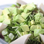 tofu and avocado salad