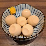 絶好鳥酒場 鳥びあ～の - うずらの煮卵