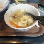 tedukurigyouzanoryuusan - サービスの野菜スープ ♪
