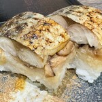 Amidasoba Fukunoi - 焼き鯖寿司セット ¥460❗️