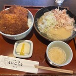 九頭龍蕎麦 - ★ 越前おろしそば&ソースカツ丼¥1.000