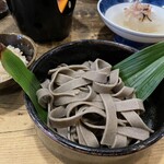 亀戸・養生料理　高の - 護摩蕎麦1800円のみ、この太さ