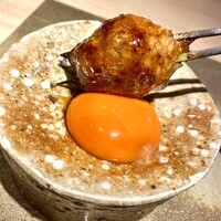 厳選焼鳥 一石三鳥 本店 - 蘭王の月見つくね