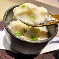 厳選焼鳥 一石三鳥 本店 - 霞寄せそぼろ餡（茶碗蒸し）