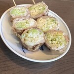 はかた野菜巻き串 こだわり酎ハイ きばくもん - 