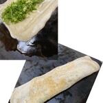 栄 - ねぎ焼きY(´▽ `)Y鉄板で焼いて頂けました⟡.·*.