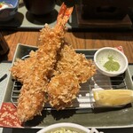 田むら銀かつ亭 本店 - 海鮮湯葉揚御膳　前菜は豆腐かつ御膳と一緒