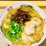 博多だるまJAPAN - 料理写真:ラーメン（無料）麺大盛　700円　替え玉150円