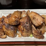 魚菜はざま - まぐろの尾の身ステーキ