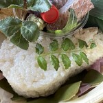 Sanyuukyo - 鯛飯と桜鯛、つまは大好きなボウフウ
