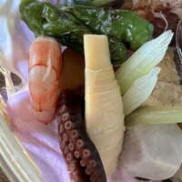 三友居 高輪店 - 海老やら蛸やら芋やら、もちろん筍も