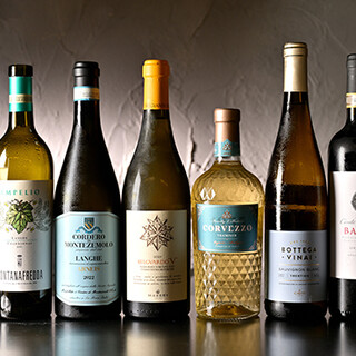15 types of wine by the glass carefully selected by the chef! High-quality brands at reasonable prices