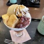 甘味処 川越 あかりや - ほうじ茶わらび餅パフェ¥810