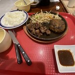 COOK BARN ステーキ＆ハンバーグ - タレ２食アリ飽きない！スープだけ残念やな味はあったが。。。！
