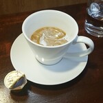キッチン ブルー グローブ - ホワイトコーヒーにします