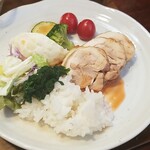 キッチン ブルー グローブ - その具材もワンプレート