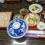 山宝 - 満足度が凄い蕎麦セット1500円（わらじカツ2枚に変更）