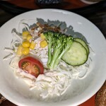 山宝 - 満足度が凄い蕎麦セット1500円（わらじカツ2枚に変更）