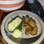 山宝 - 香り豚の肉汁うどんセット1500円