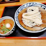 Menshou Kusugami - 坦々のつけうどん　麺ハーフ　ごはんナシ