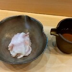 らぁ麺 飯田商店 - あとつけチャーシューとトロみ出汁