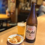 清香園 - ・ビール(中ビン) アサヒ 500円/税込