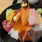 Tsukamoto Sengyoten - ◆極上海鮮丼・あら炊き膳 3300円