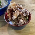 Daidaiya - しおらーめんミニゲソ丼セット＋味玉