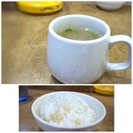 Kohakukan - ◆スープは薄味。 ◆ご飯。