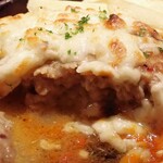 トラナス - 石窯焼き　イタリアンハンバーグ　トマトソースとチーズ